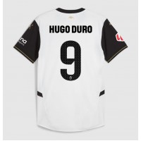 Valencia Hugo Duro #9 Hjemmedrakt 2024-25 Kortermet